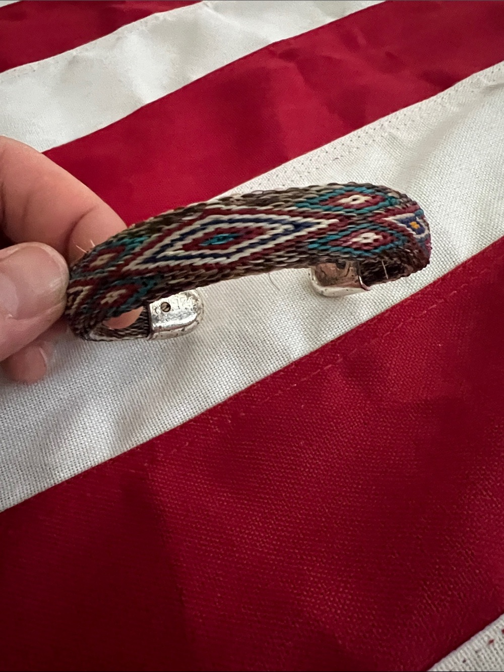 Multicolor Woven Bracelet - Picture 6 of 13